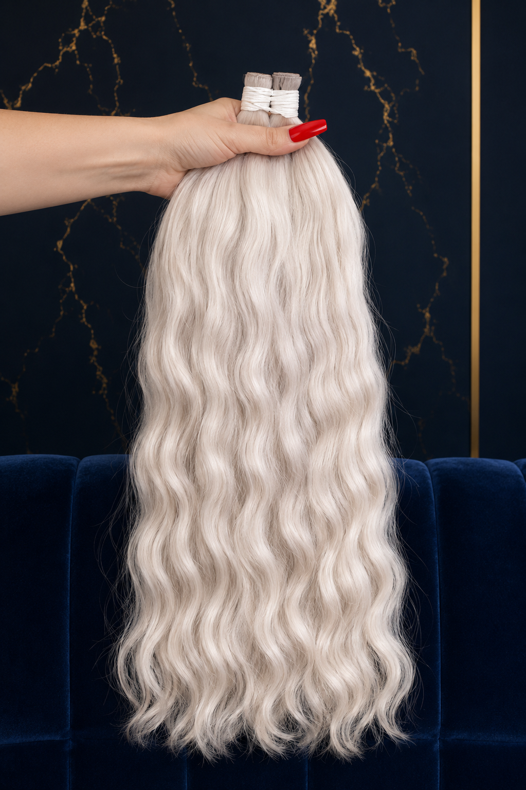 Prémiové evropské vlasy – odstín #10.1 , platinová blond