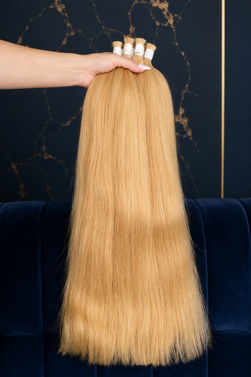 Prémiové evropské vlasy  ODSTÍN #8 - teplá blond