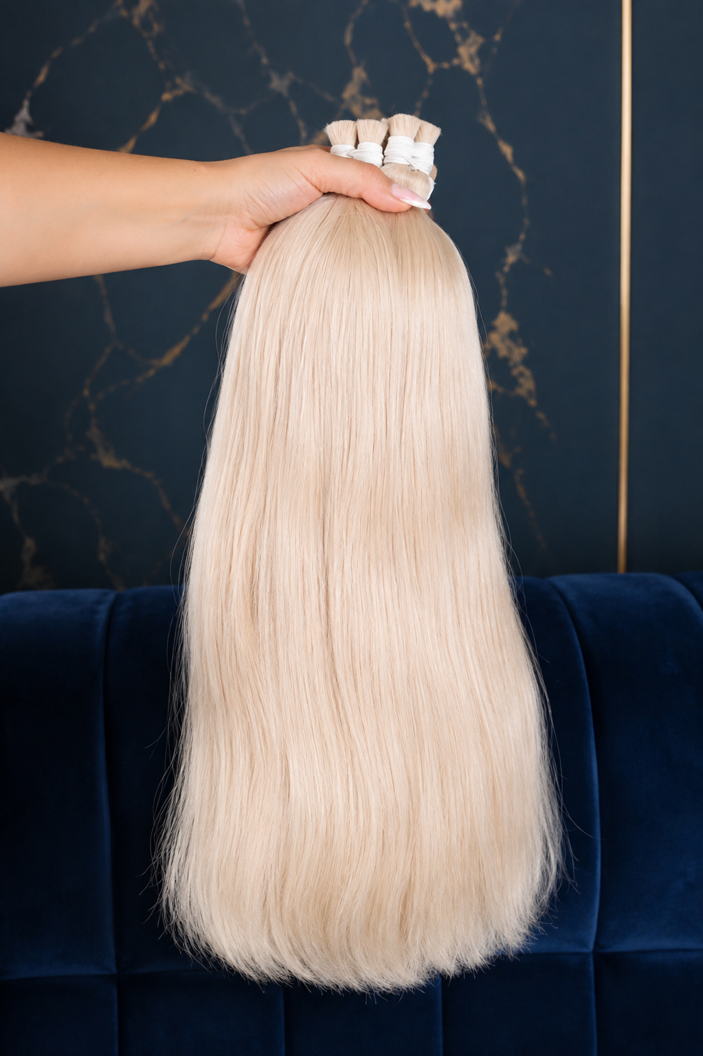 Prémiové evropské vlasy – odstín #10.1 , platinová blond