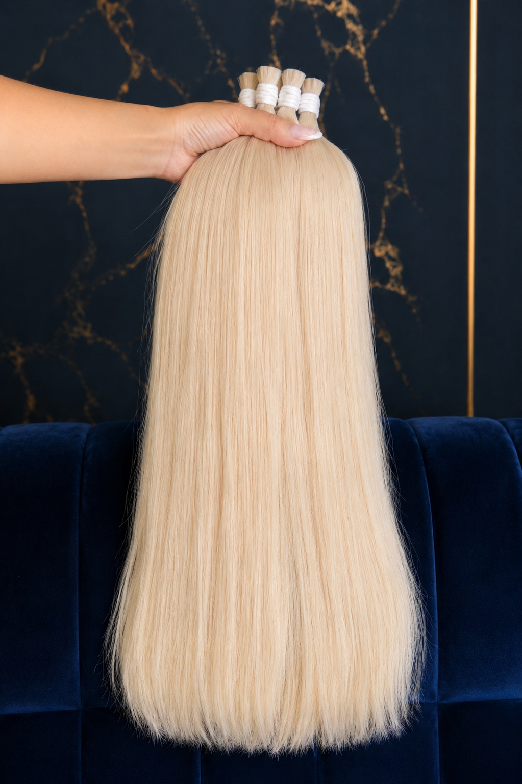 Prémiové evropské vlasy – odstín #9.3, teplá světlá blond