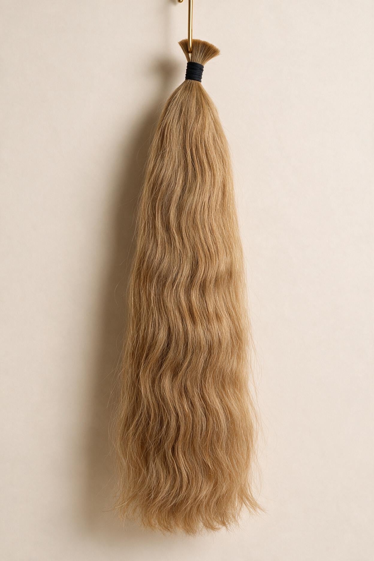 České panenské vlasy [ jemná vlna ]  odstín #6.3 tmavě blond zlata