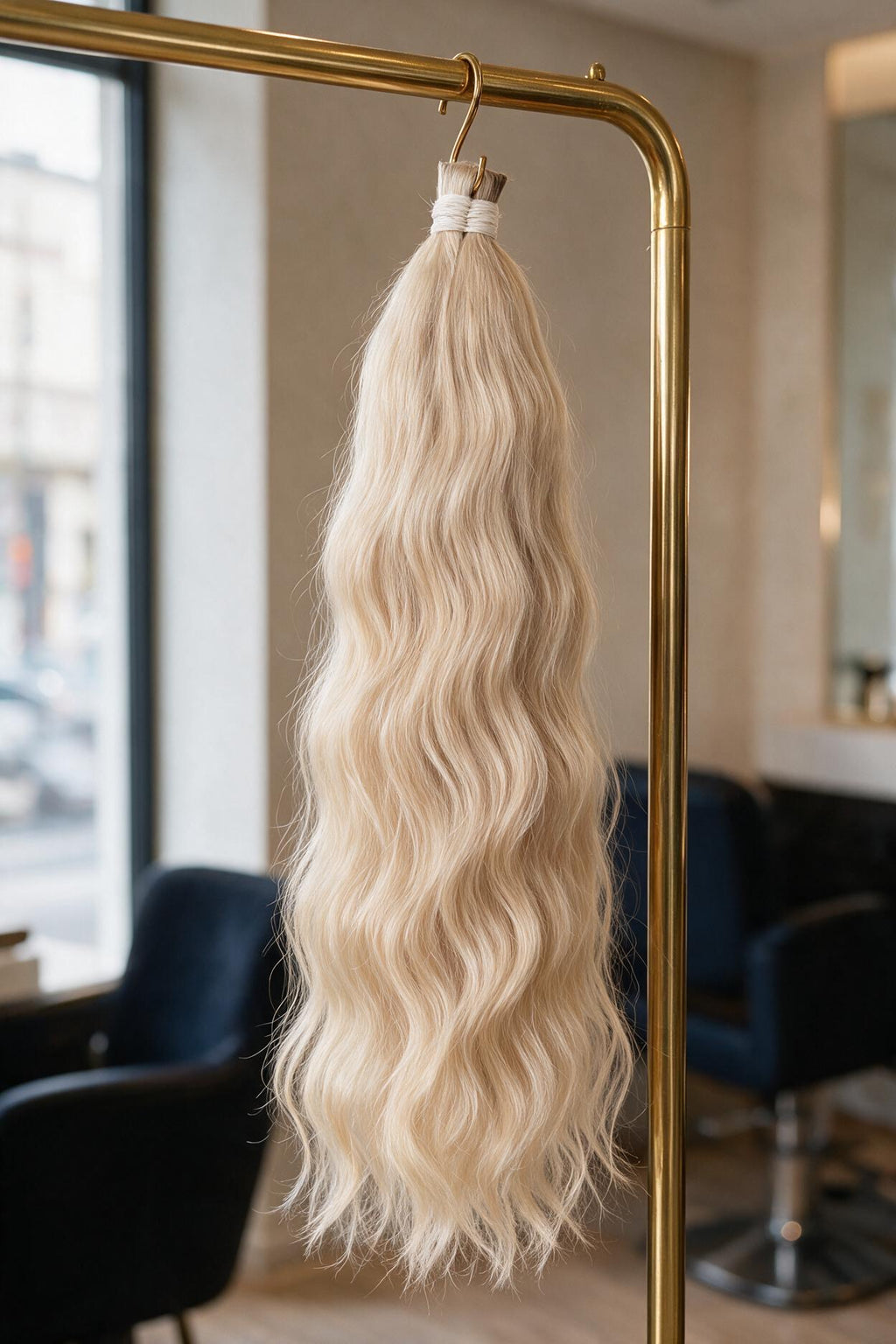 České panenské vlasy [ mírná vlna ]  odstín #10.23 blond